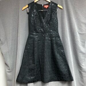 Kerna Zabete at Target 2 Solid black, shiny metallic geometric textured patterns